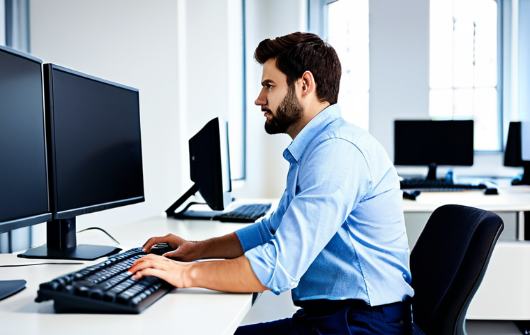 코딩교육지도사 실무 프로젝트 사례 - Software Engineer at Work**

"A professional software engineer, fully clothed in a modest office out...